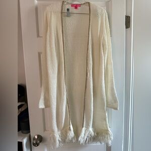 Lilly Pulitzer Anaya Cardigan coconut NEVER WORN SIZE S